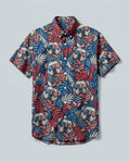 AMERICAN BULLDOG BUTTON-DOWN COLLAR SHIRT - KMTM0206261