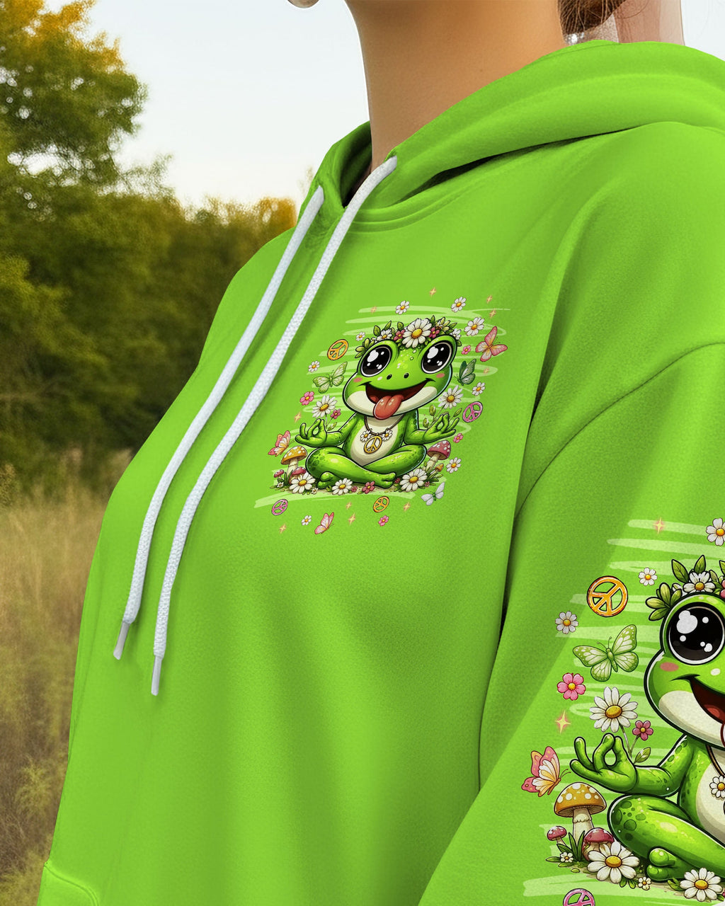 JUST BREATHE FROG  ALL OVER PRINT - TLNT2906261