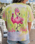 I'M THE HELP FUNNY FLAMINGO ALL OVER PRINT – RI0605263