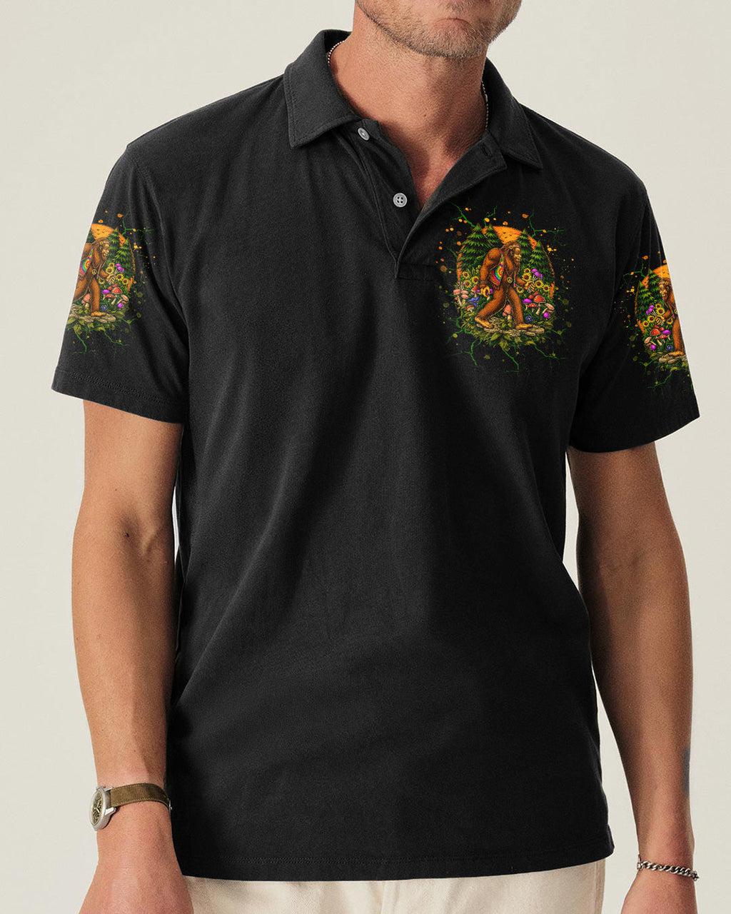 TRIPPY BIGFOOT LET'S GET WEIRD BIGFOOT ALL OVER PRINT - TLNT2805262
