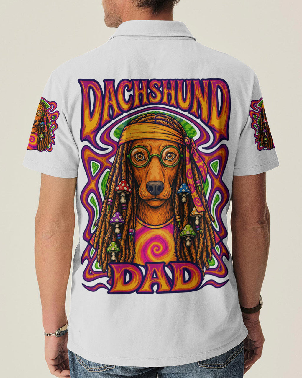 DACHSHUND DAD DOG ALL OVER PRINT - TLHN2705263