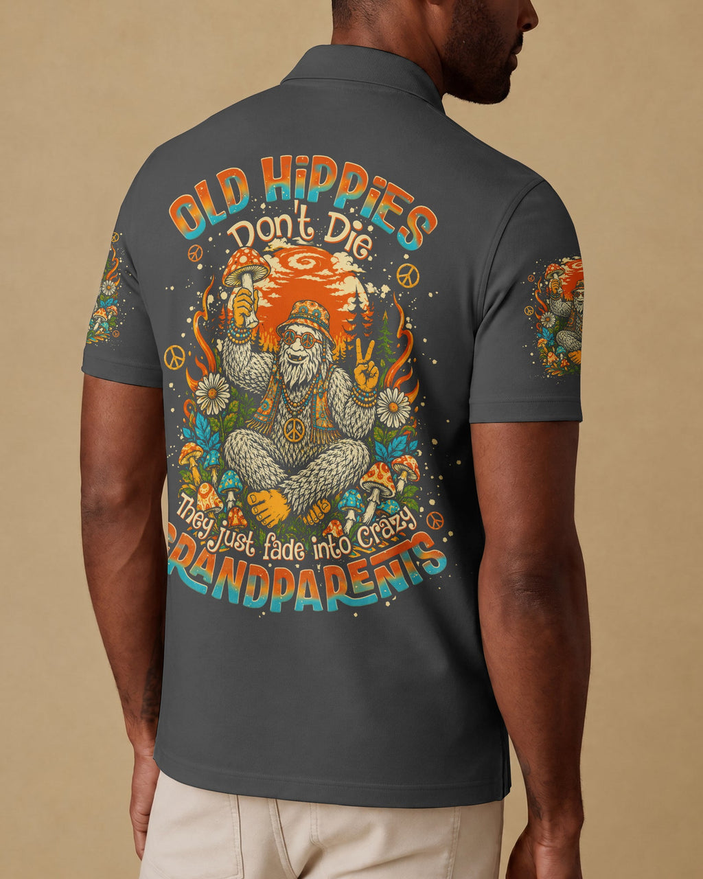 OLD HIPPIES BIGFOOT RETRO ALL OVER PRINT  - TLNO0506262