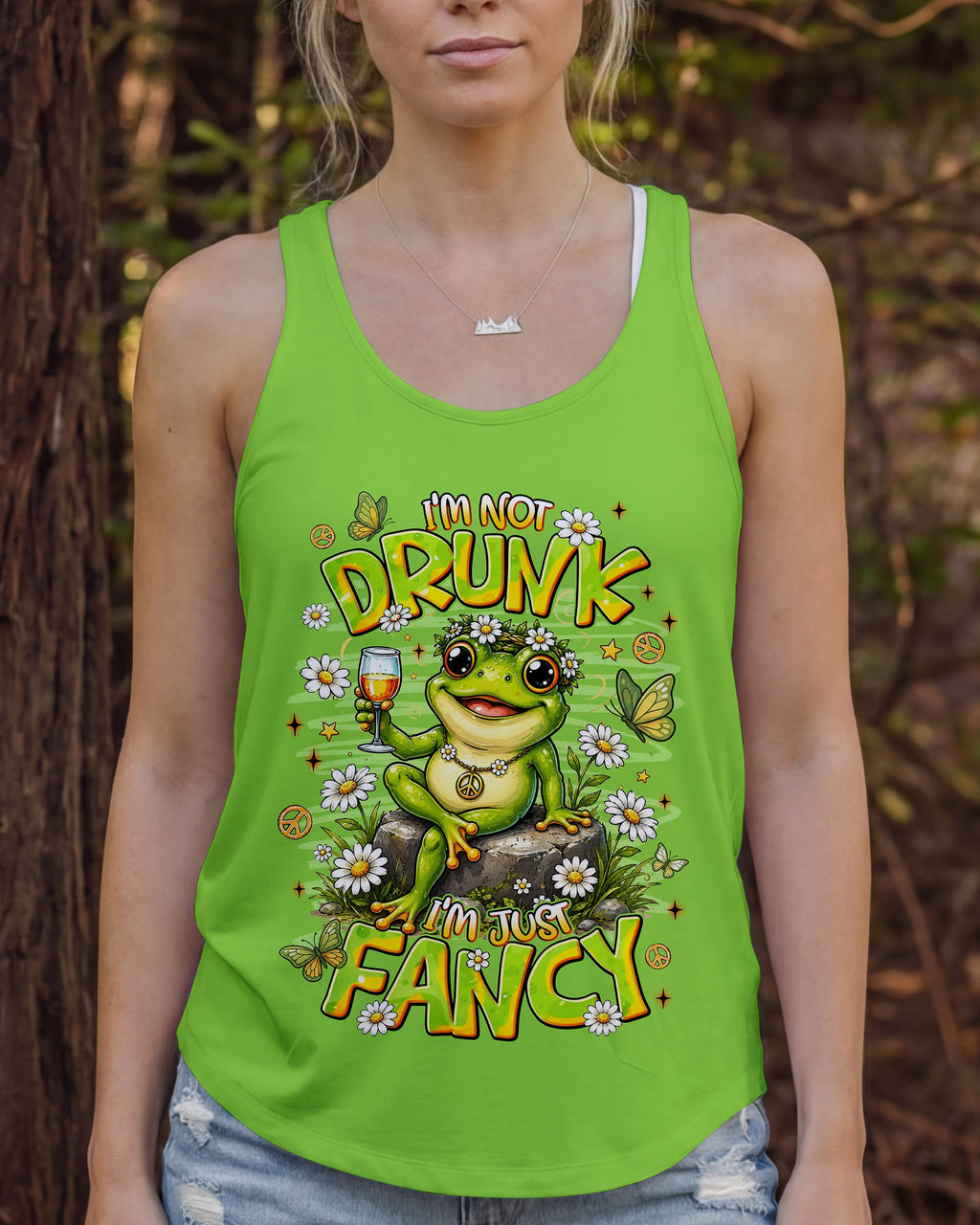 I'M JUST FANCY FROG ALL OVER PRINT - TLNT3006263
