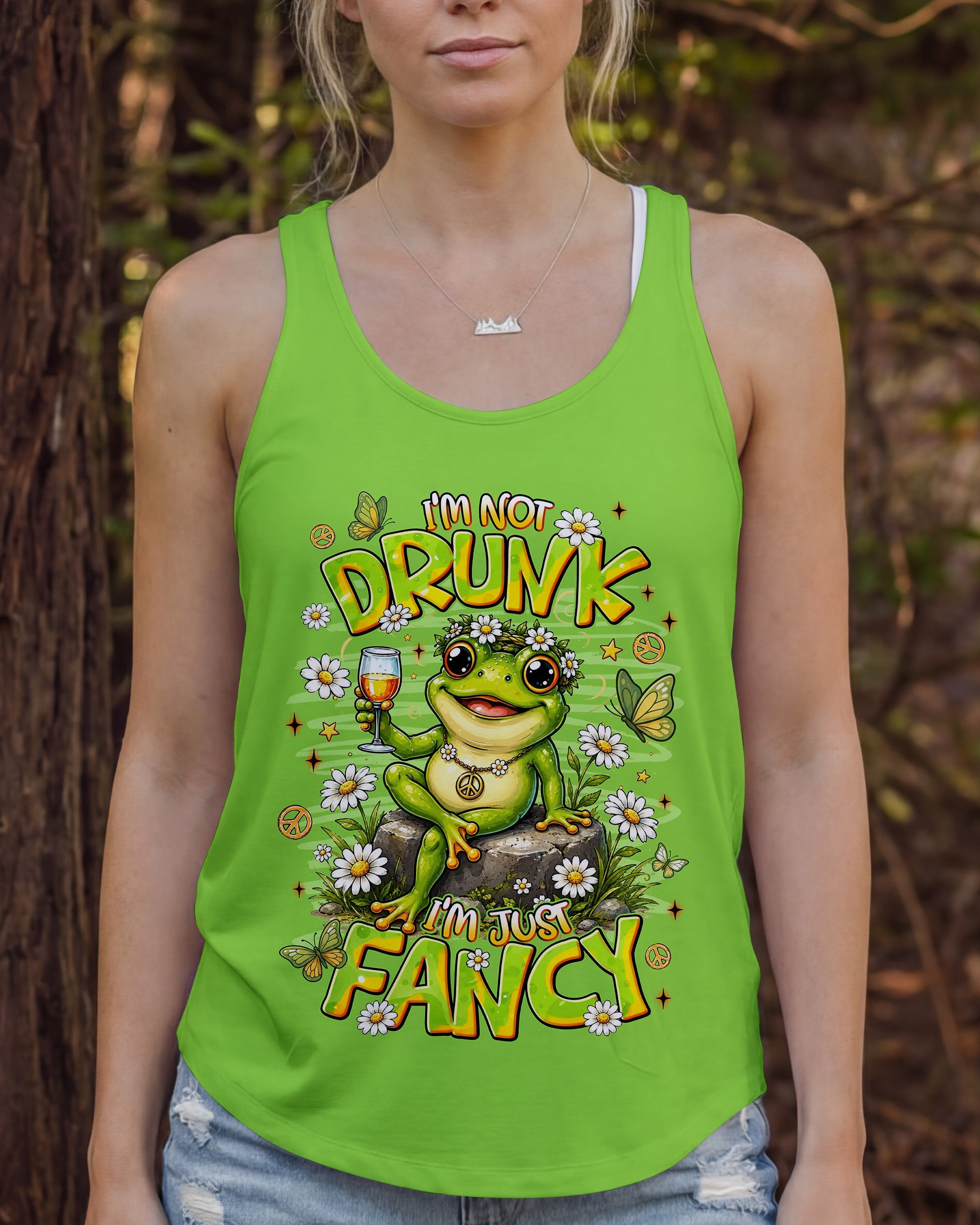 I'M JUST FANCY FROG ALL OVER PRINT - TLNT3006263