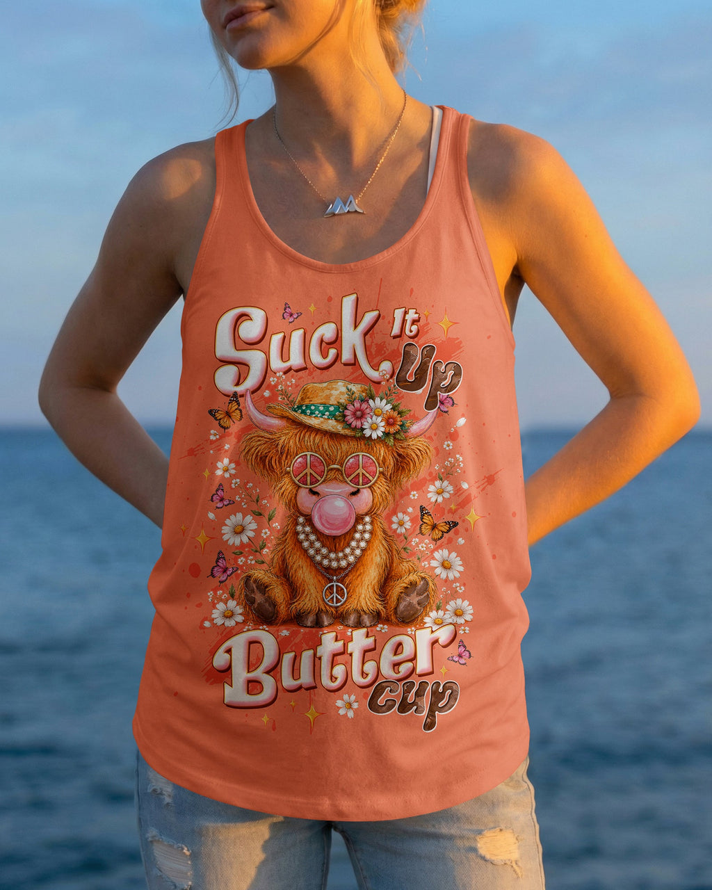 SUCK IT UP BUTTERCUP COW ALL OVER PRINT - TLTW2805261