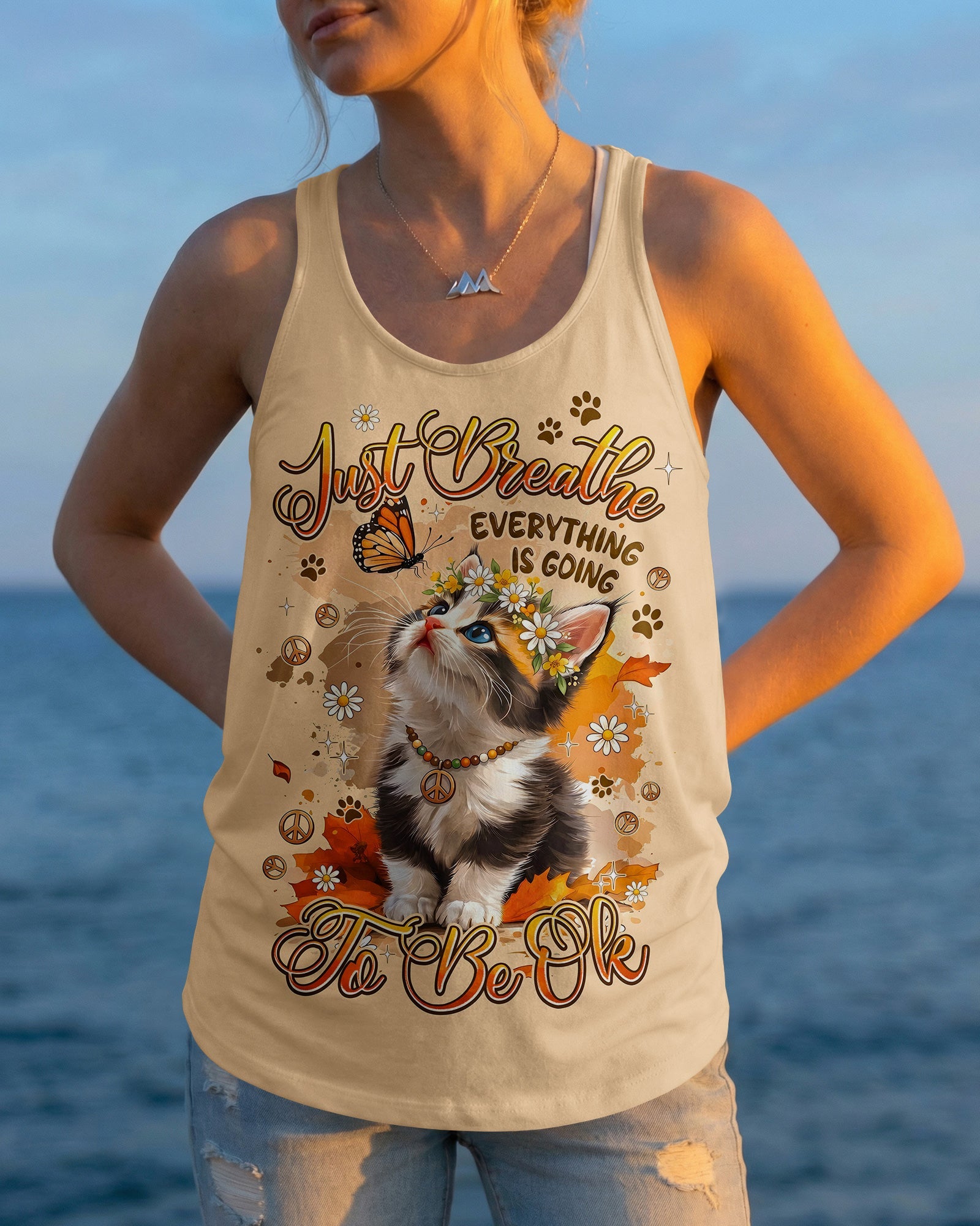 JUST BREATHE CAT ALL OVER PRINT - TYPQ1805261