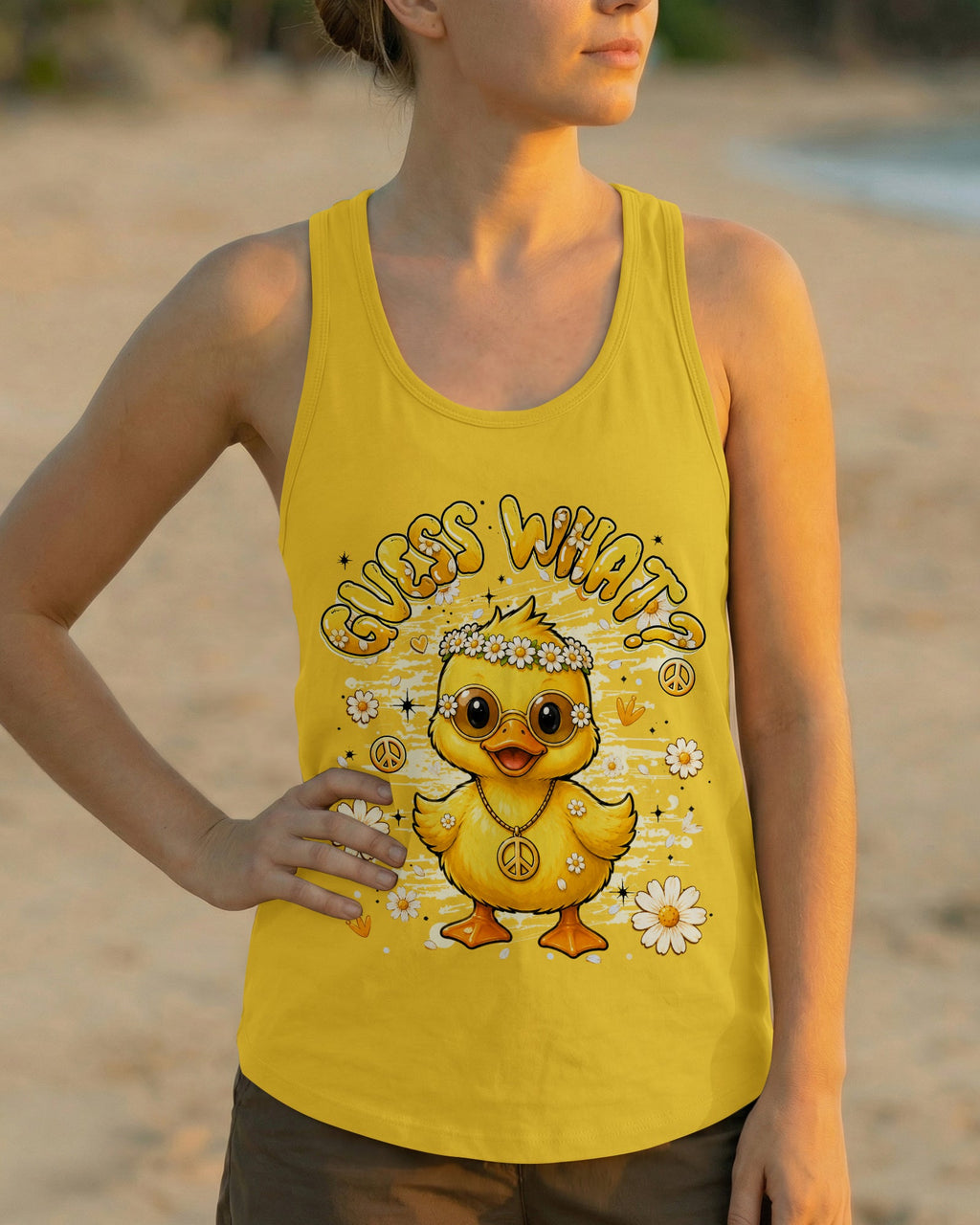 GUESS WHAT FUNNY DUCK ALL OVER PRINT - TLHG2005262