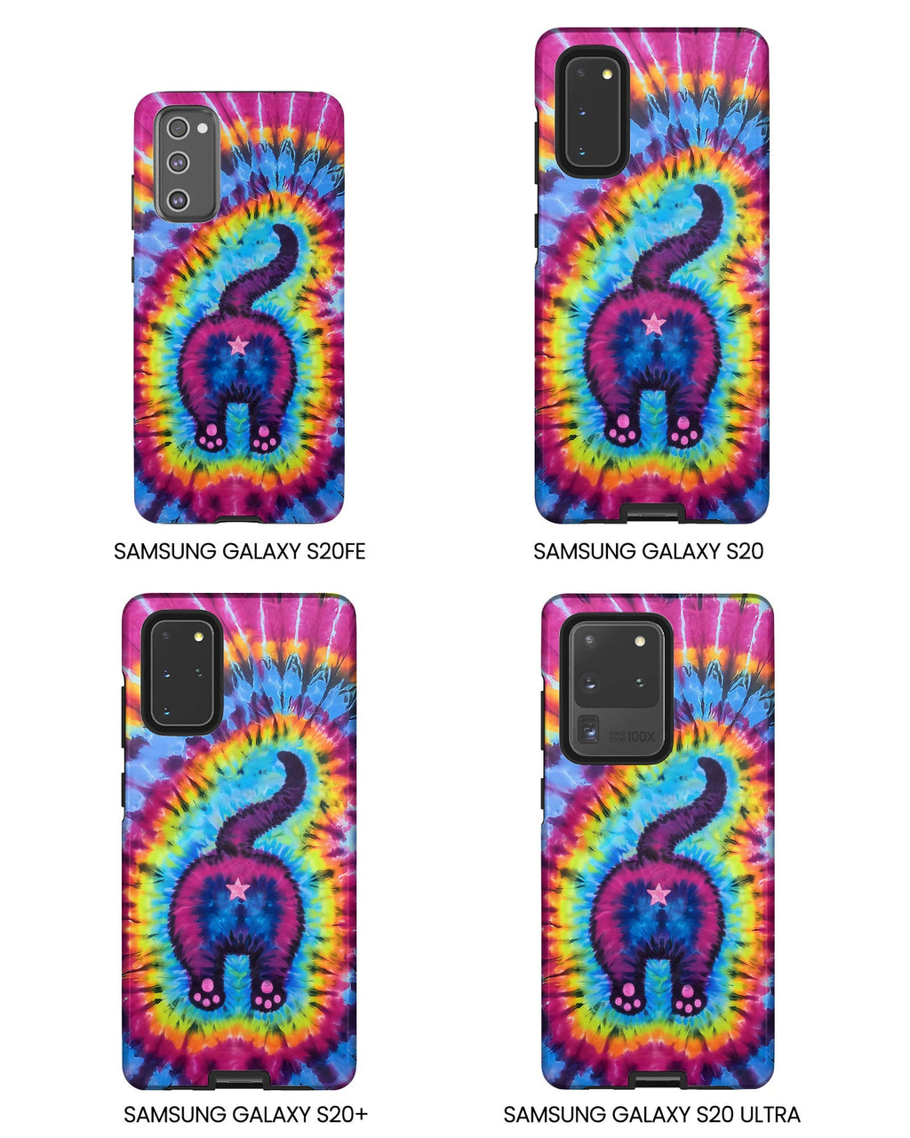 CAT COLORFUL SWIRL PATTERN PHONE CASE - TLTW1404263