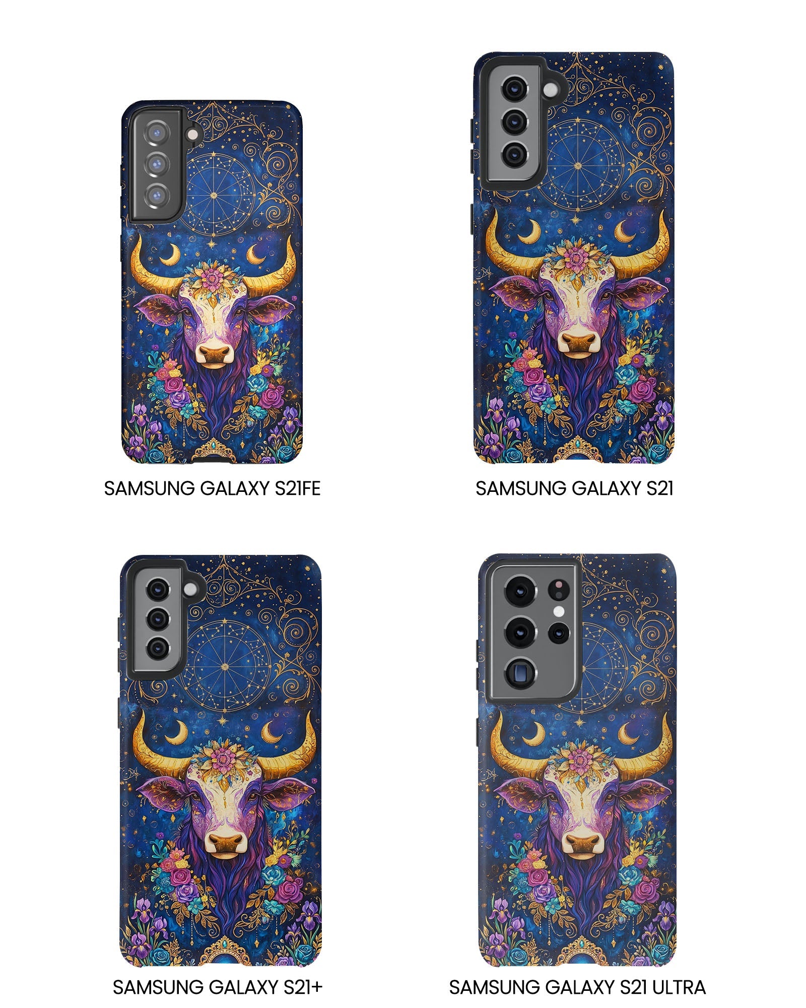 HIPPIE MAGIC COW  PHONE CASE - TLNT2304262