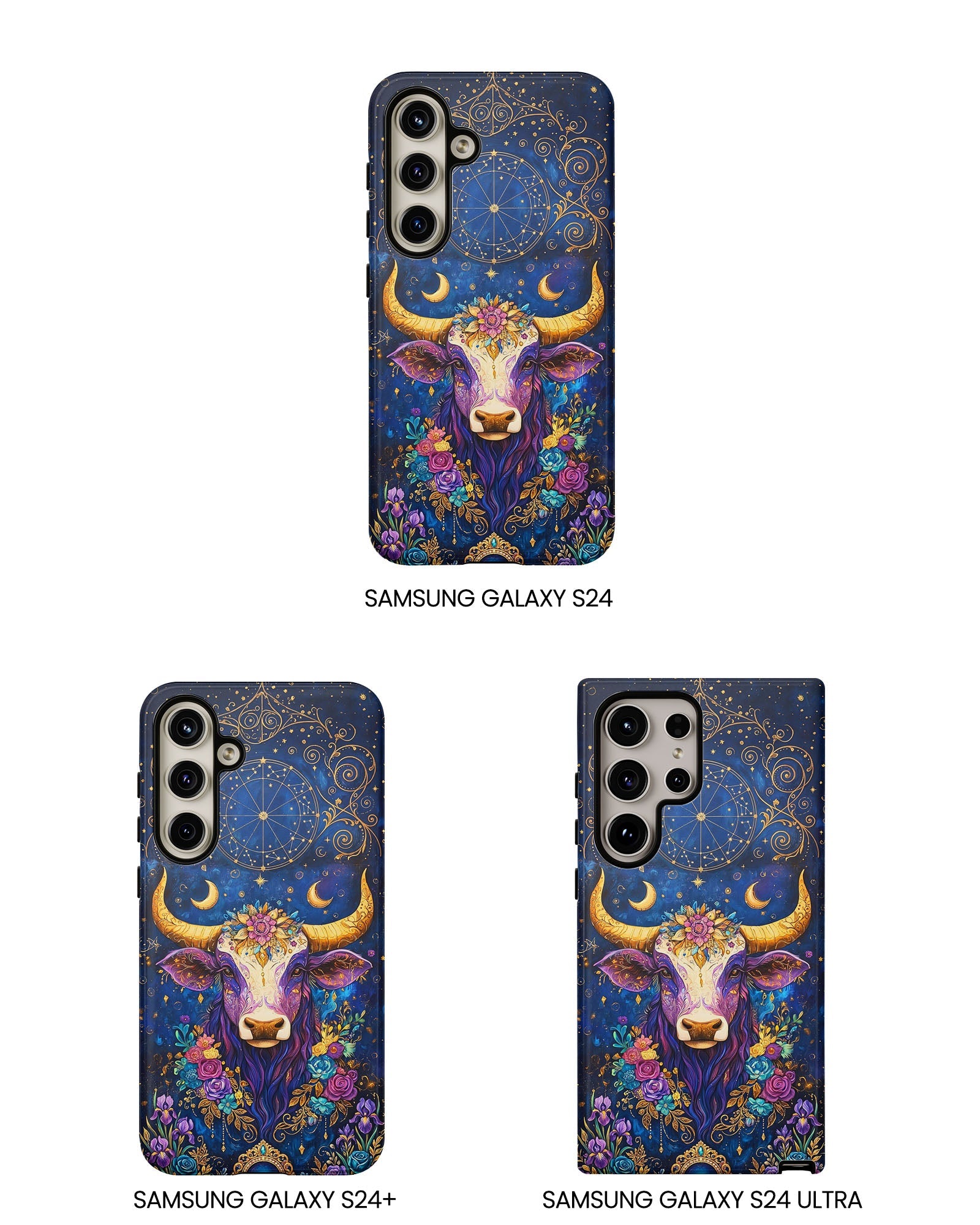 HIPPIE MAGIC COW  PHONE CASE - TLNT2304262