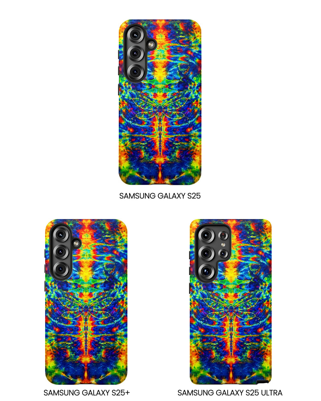HIPPIE DRAGONFLY COLORFUL SWIRL PHONE CASE - TLNT1105261