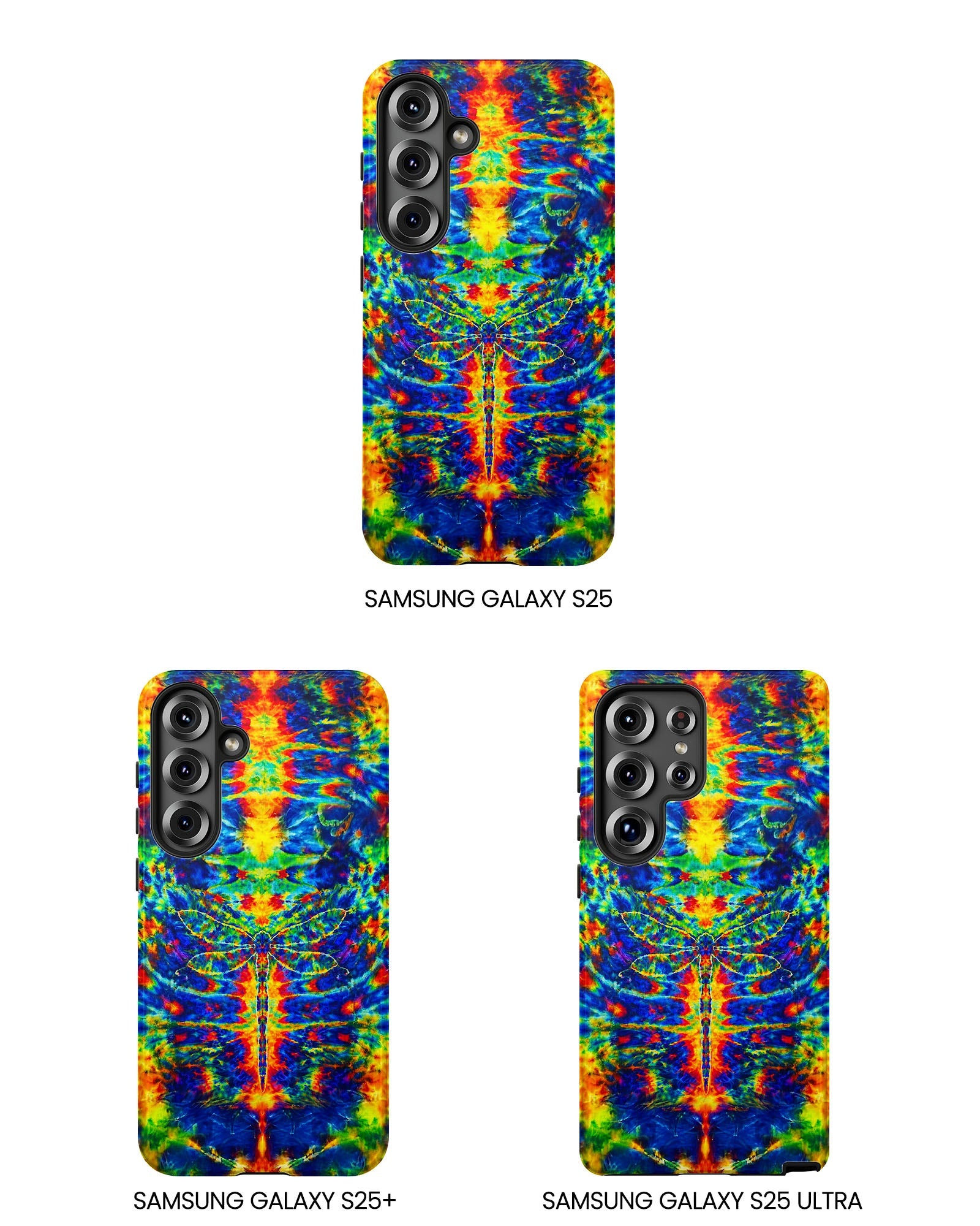 HIPPIE DRAGONFLY COLORFUL SWIRL PHONE CASE - TLNT1105261