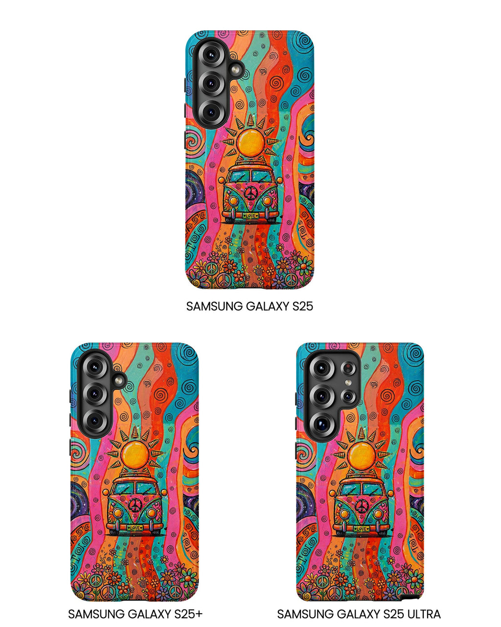 HIPPIE BUS SUN RETRO PHONE CASE  - TLTW2804262
