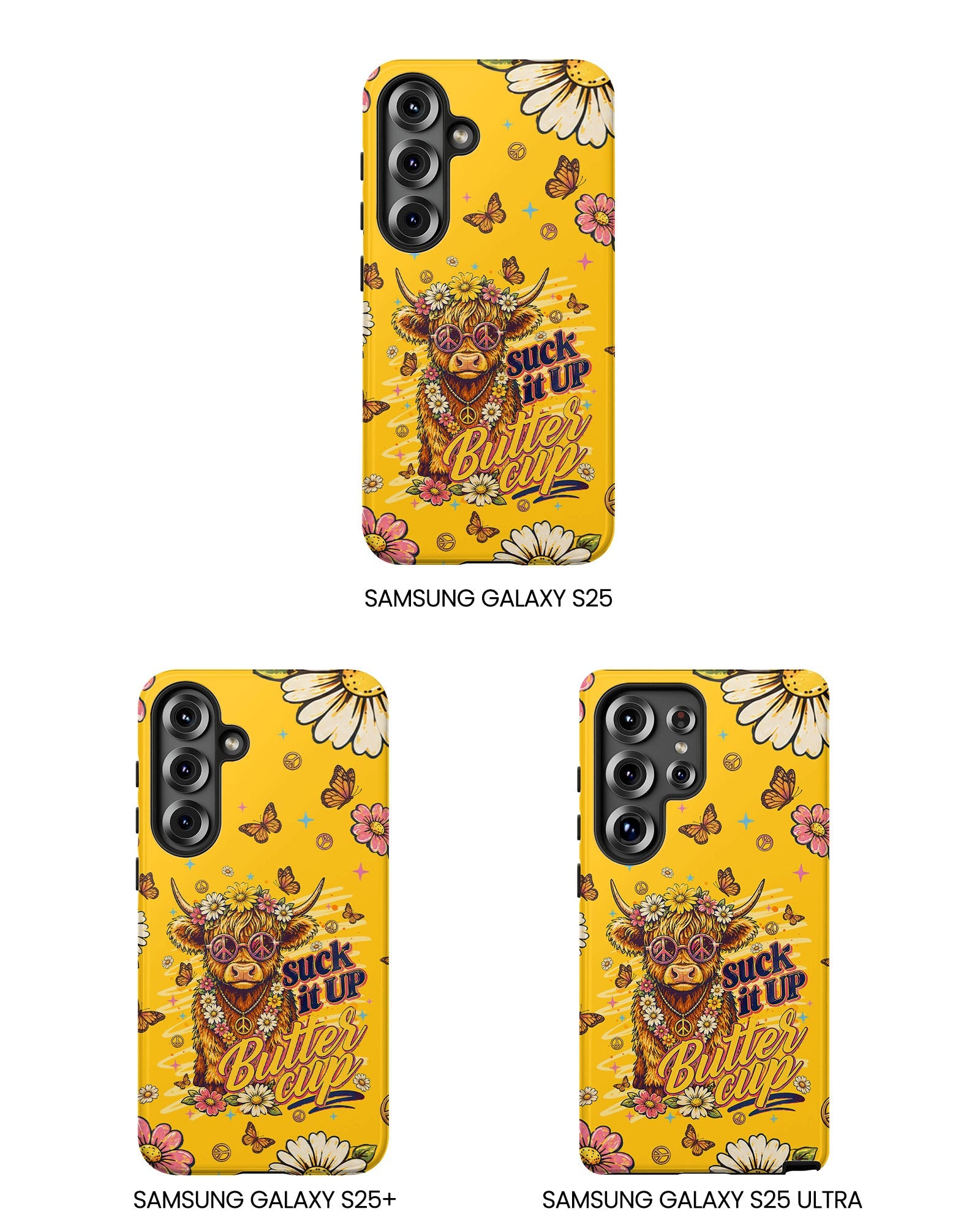 SUCK IT UP BUTTERCUP COW PHONE CASE - TLNT0906264