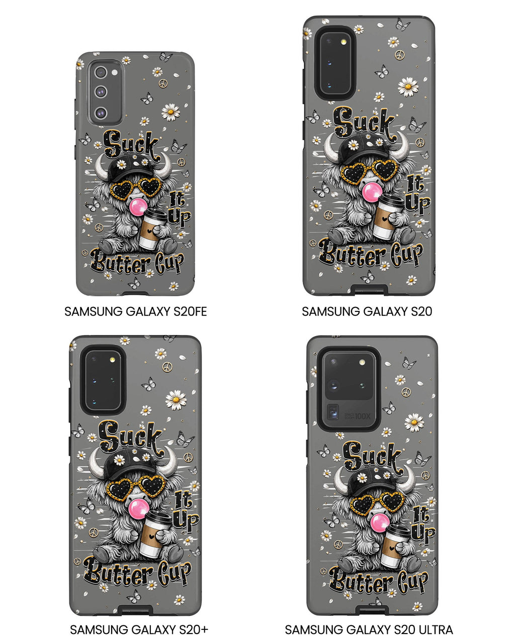 SUCK IT UP BUTTERCUP COW PHONE CASE  - TLHN0806263