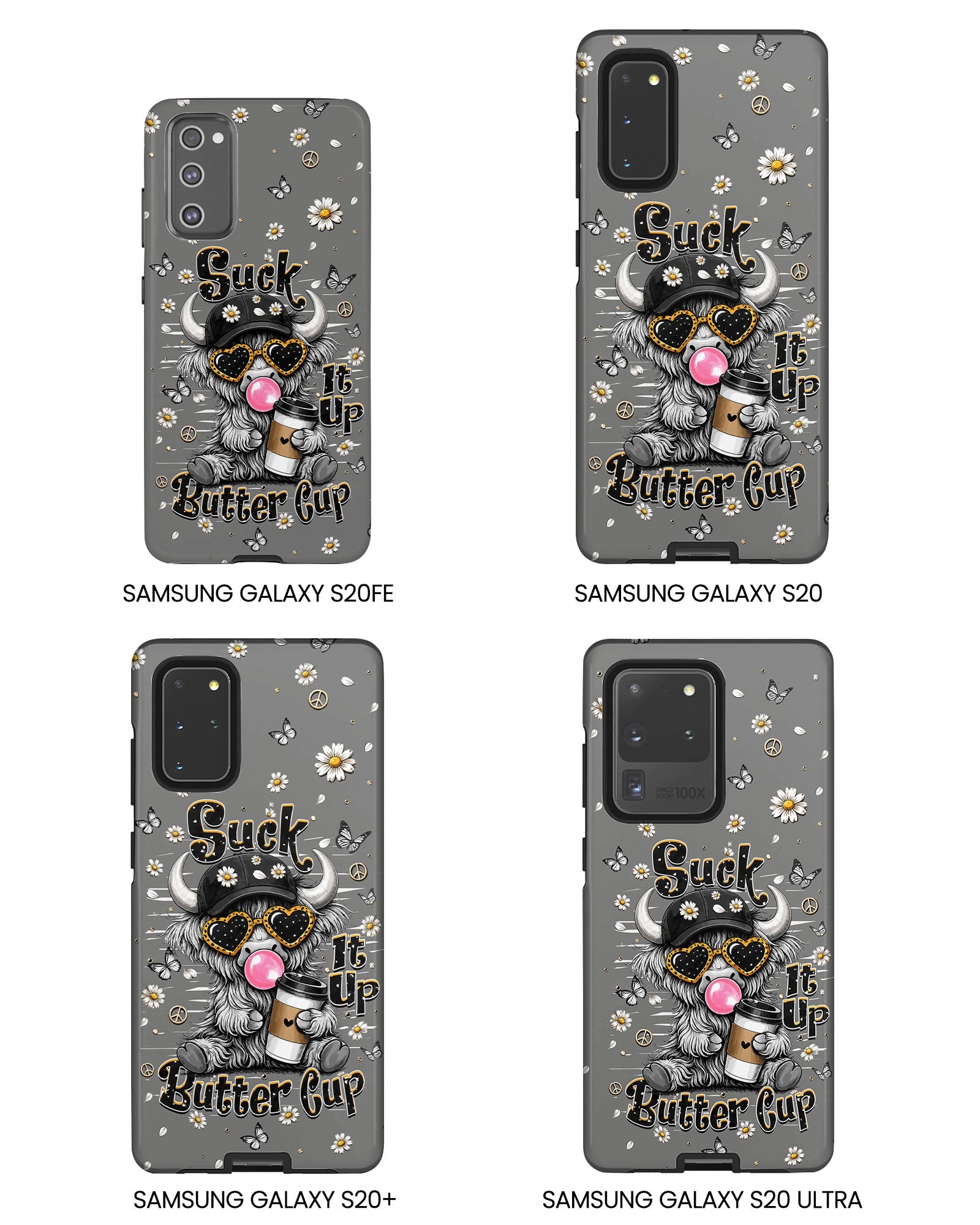 SUCK IT UP BUTTERCUP COW PHONE CASE  - TLHN0806263