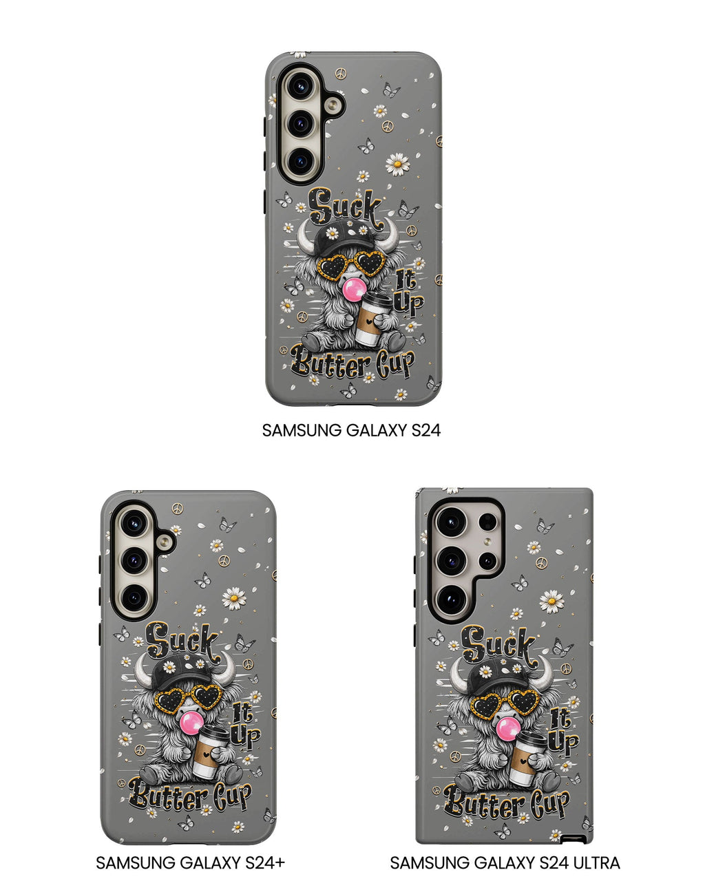 SUCK IT UP BUTTERCUP COW PHONE CASE  - TLHN0806263