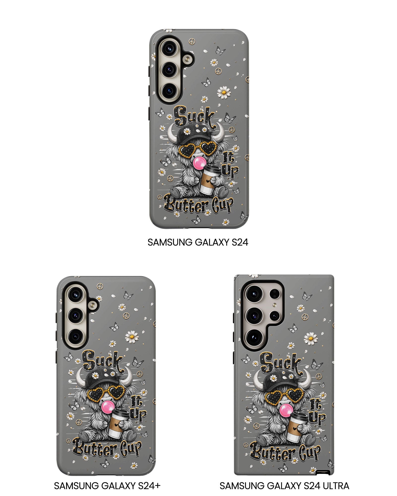 SUCK IT UP BUTTERCUP COW PHONE CASE  - TLHN0806263