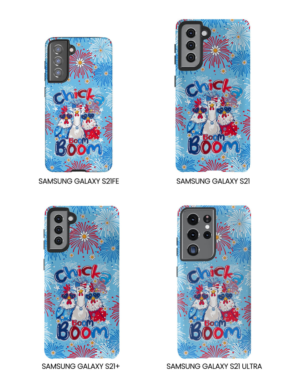 CHICKA BOOM BOOM HIPPIE CHICKEN PHONE CASE - TY0406261