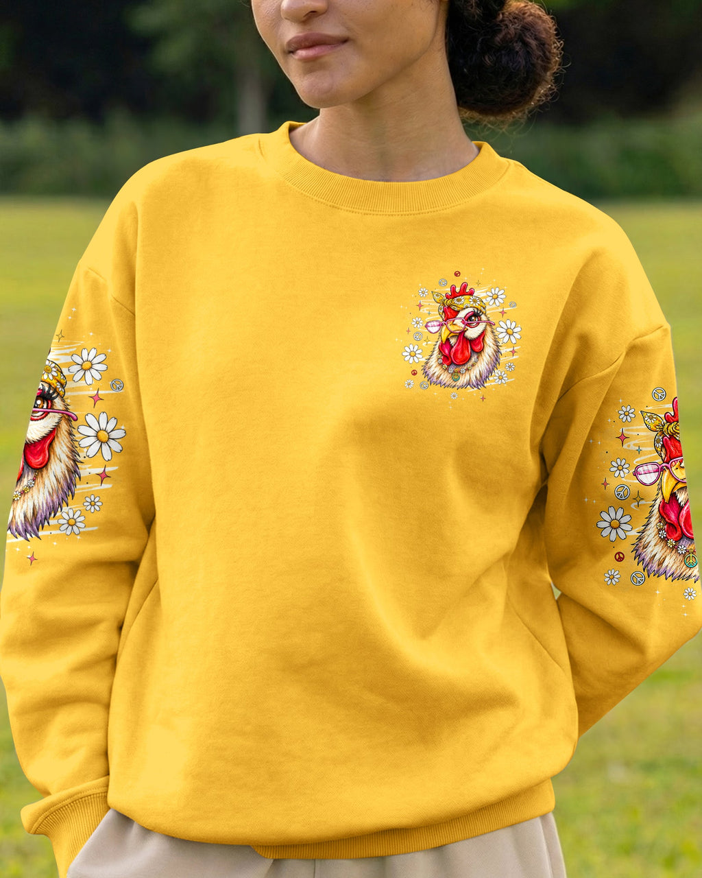 AGING MAY HAVE SLOWED ME DOWN CHICKEN ALL OVER PRINT - TLTW2506265
