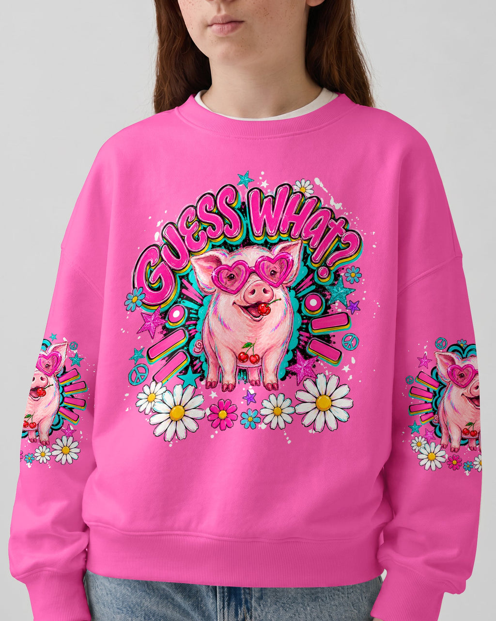GUESS WHAT PIG KIDS ALL OVER PRINT - TLNO2205261