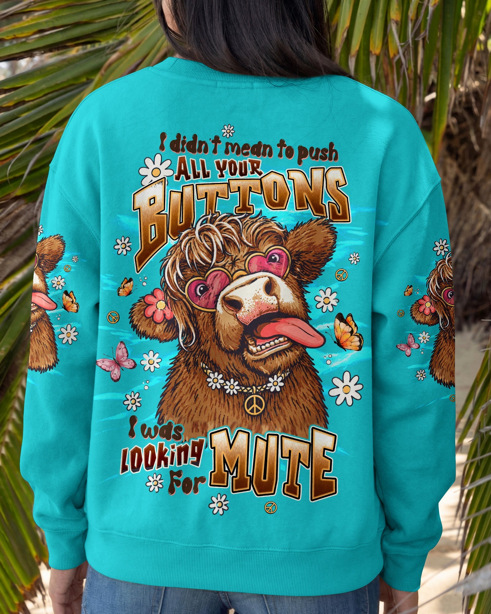 I DIDN'T MEAN TO PUSH COW ALL OVER PRINT  - TLTW1506261