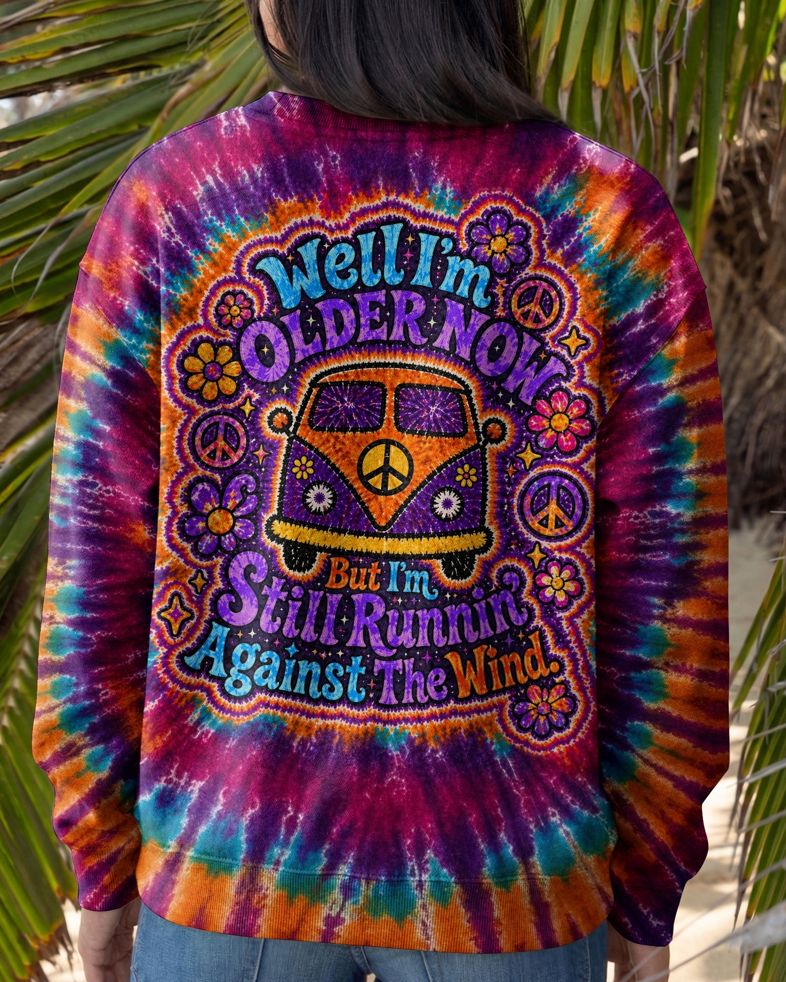 RUNNING AGAINST THE WIND BUS SWIRL ALL OVER PRINT   - TLTW2404263
