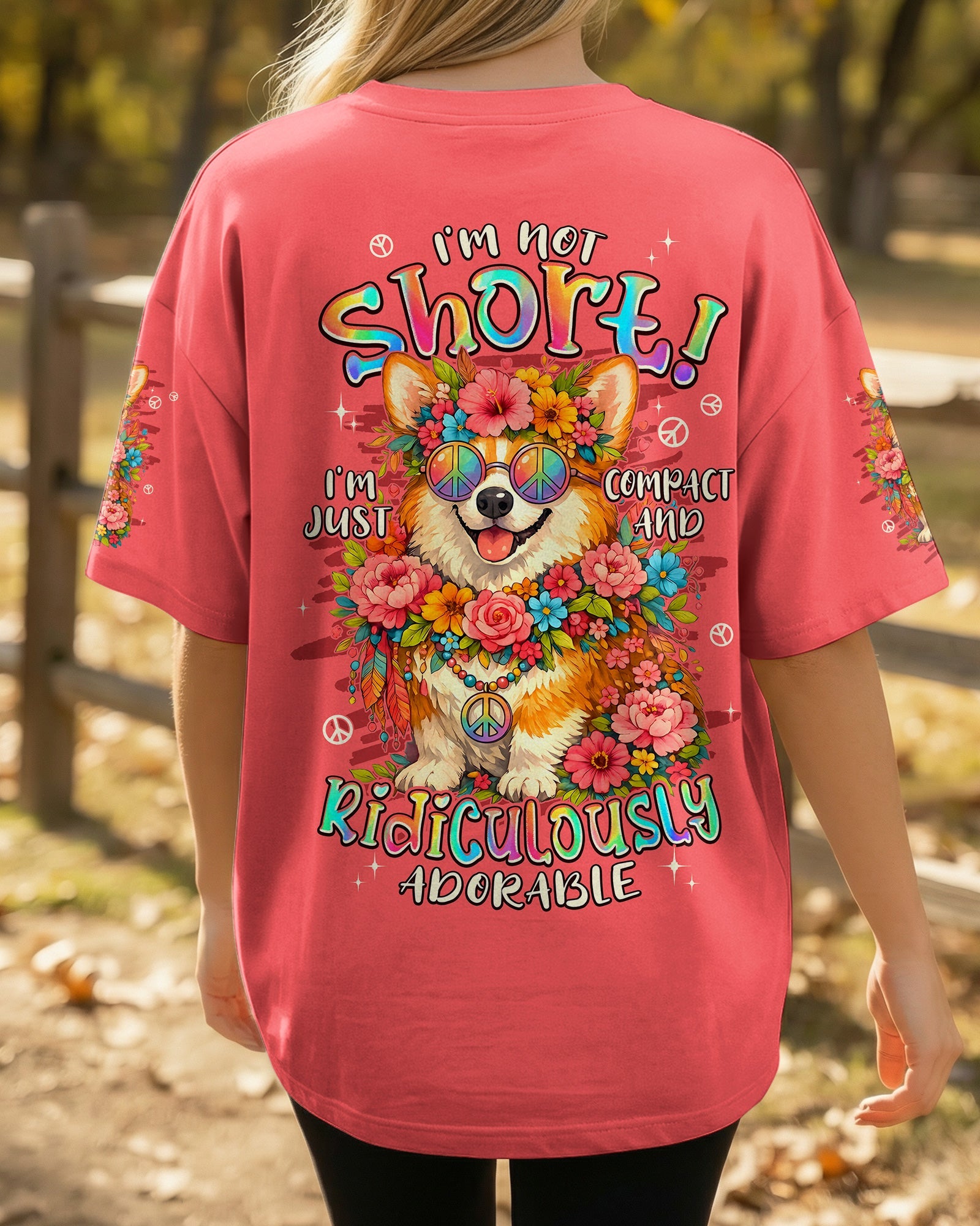 I'M NOT SHORT CORGI DOG ALL OVER PRINT - TYPQ1805262