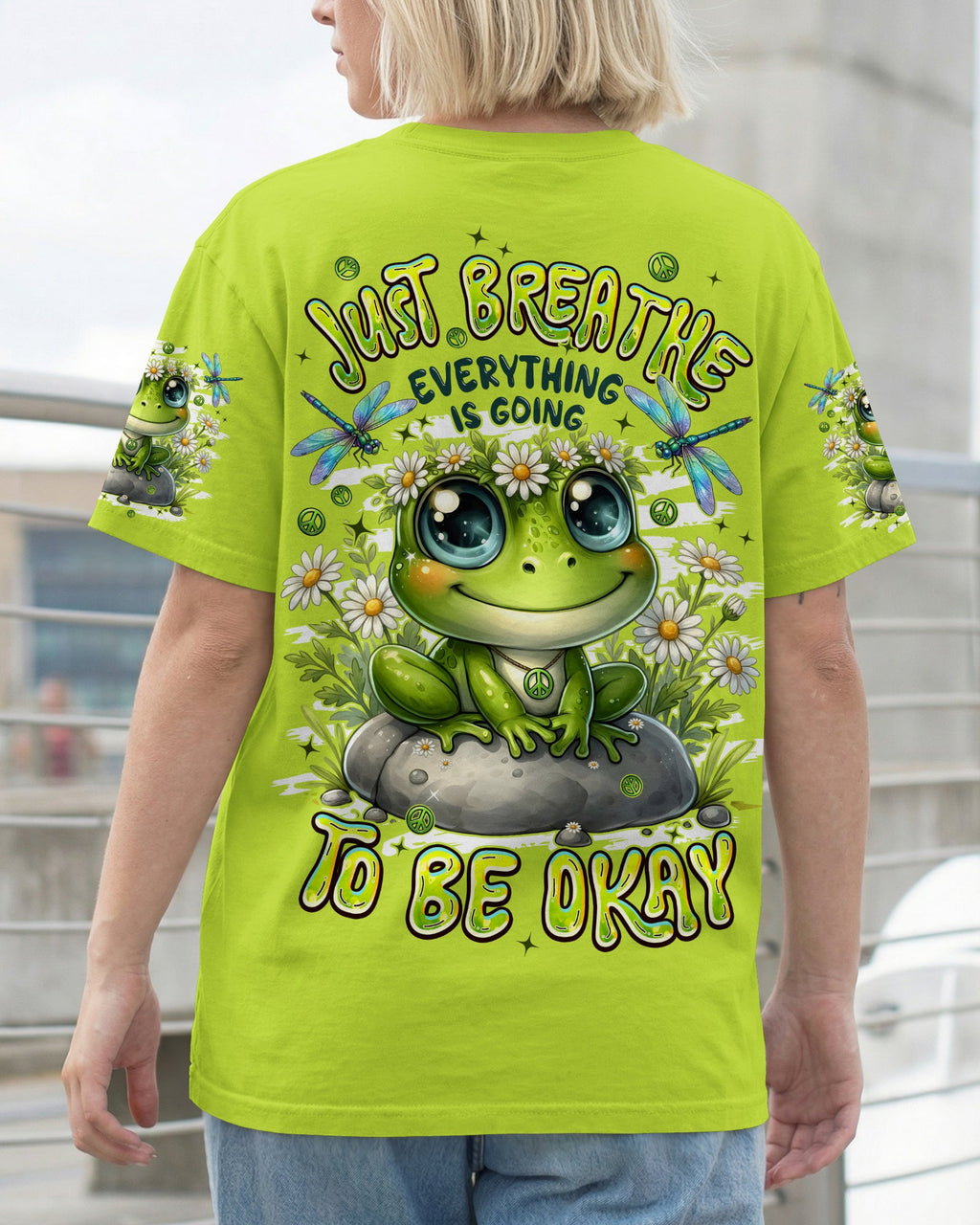 JUST BREATHE FROG ALL OVER PRINT - TYPQ2705261