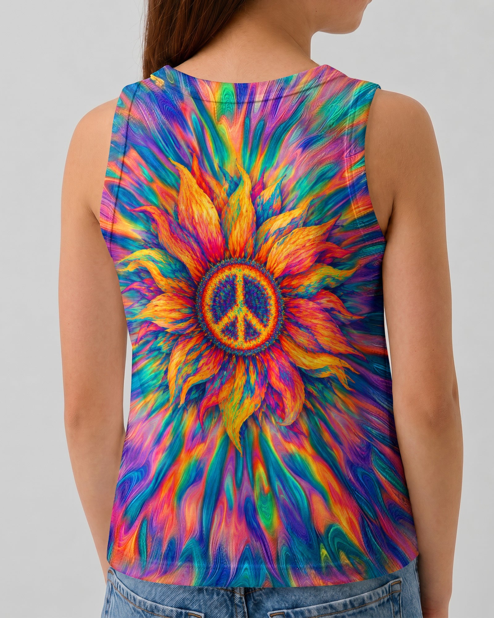 SUNFLOWER PEACE BURST KIDS SHIRT  - TLTW2906266