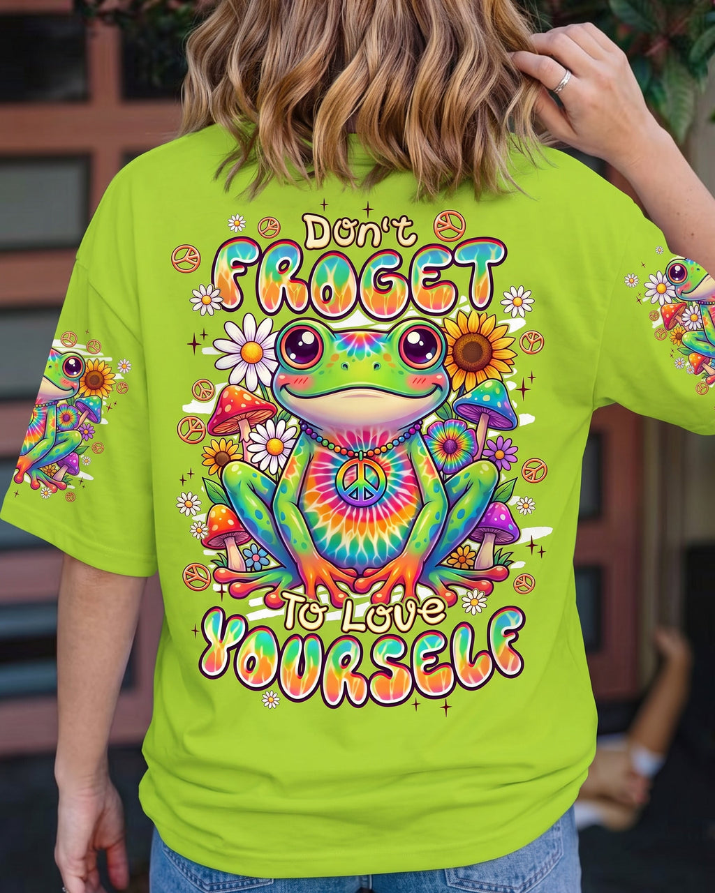 DON'T FROGET TO LOVE YOURSELF ALL OVER PRINT - TYPQ0907262