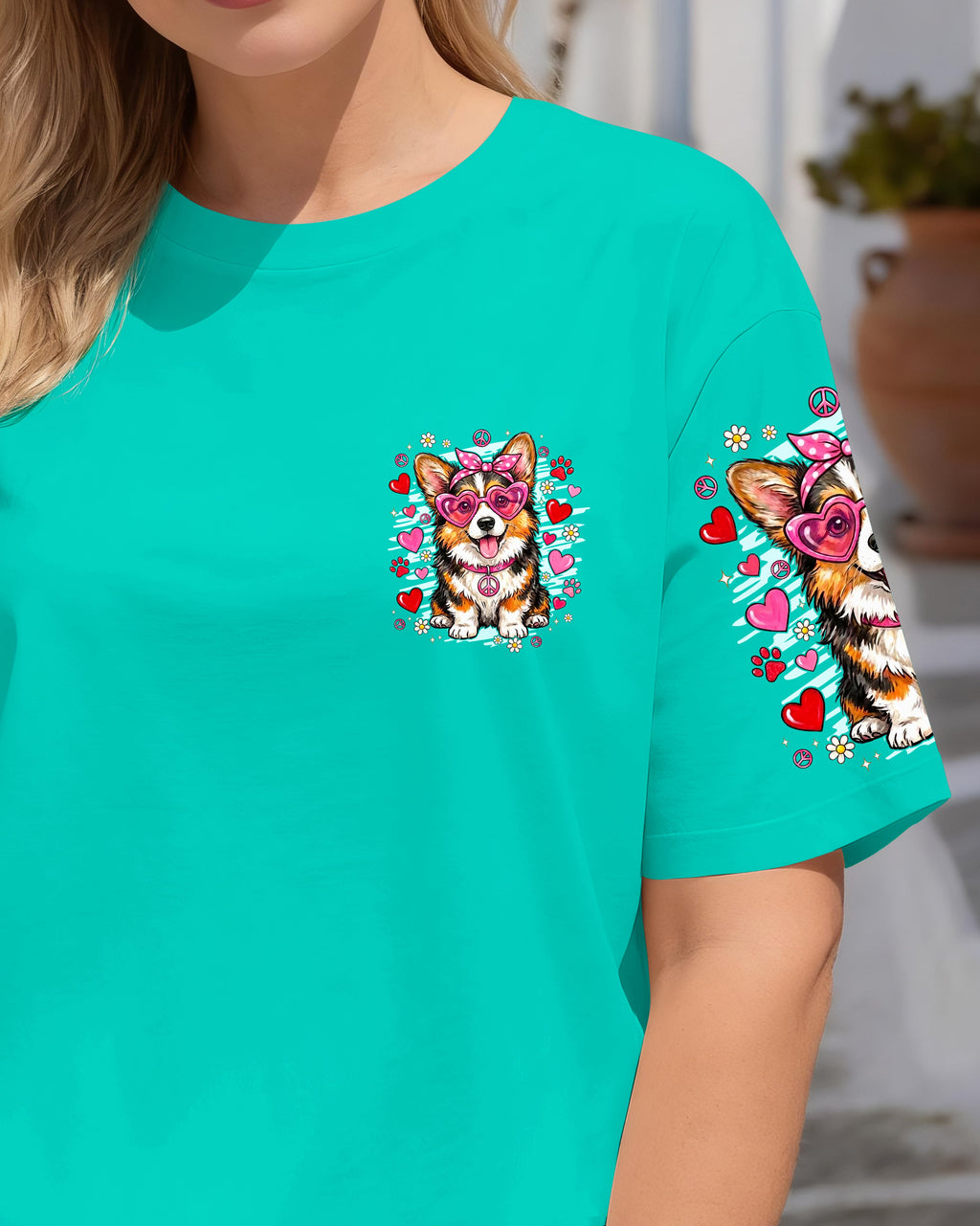 APPARENTLY I HAVE AN ATTITUDE WHO KNEW CORGI DOG ALL OVER PRINT - TYPQ1605261