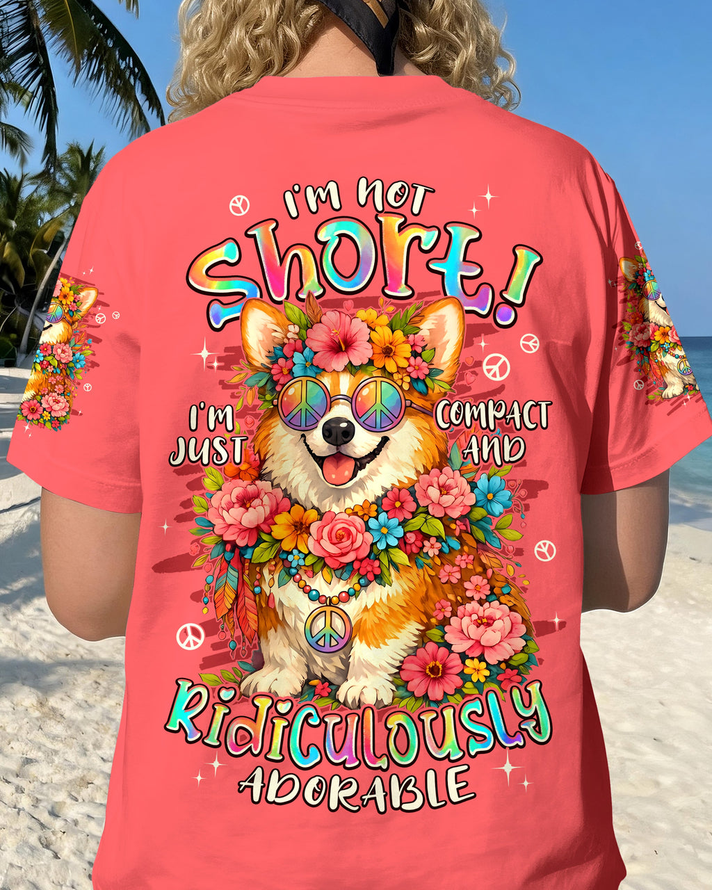 I'M NOT SHORT CORGI DOG ALL OVER PRINT - TYPQ1805262