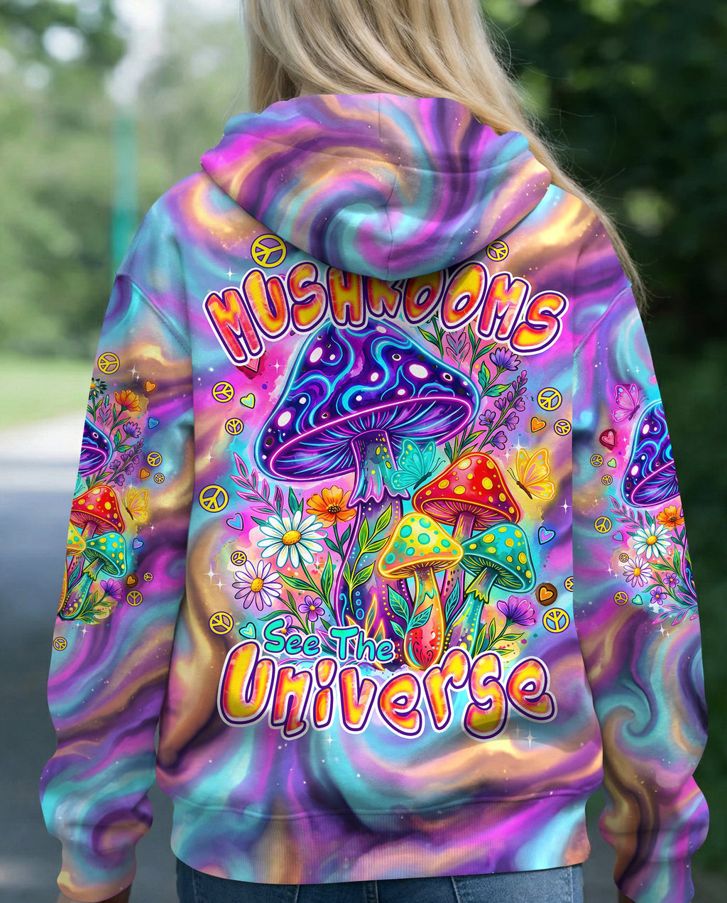 EAT MUSHROOMS SEE THE UNIVERSE ALL OVER PRINT - TYPQ2706261