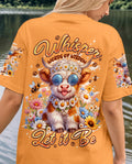 WHISPER WORDS OF WISDOM LET IT BE COW ALL OVER PRINT -TYPQ3005261