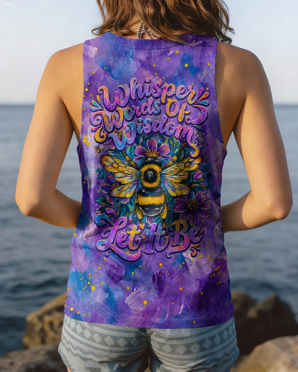 WHISPER WORDS OF WISDOM LET IT BE BEE  ALL OVER PRINT  - TLNO2304261