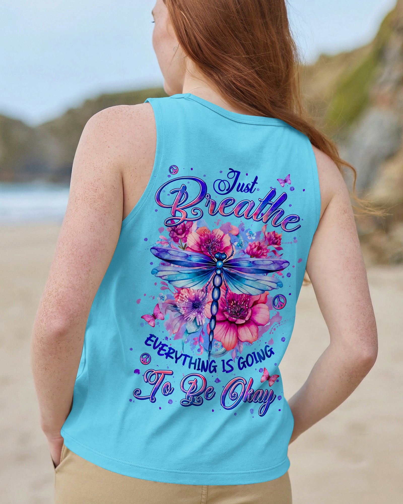 JUST BREATHE DRAGONFLY ALL OVER PRINT - TYLN0306263