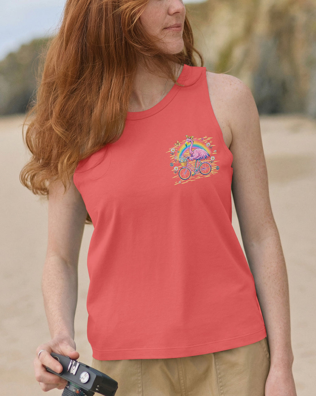 BE HUMBLE BE KIND FLAMINGO ALL OVER PRINT  - TLHG0107264