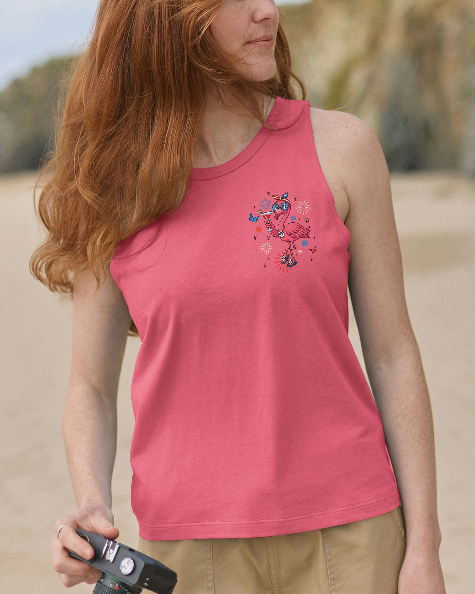 PRETTY IN PINK FLAMINGO ALL OVER PRINT - TYLN0304261