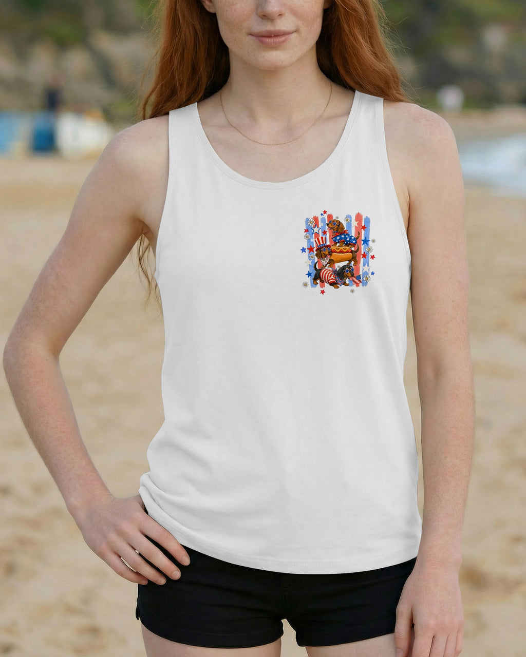 YOU LOOK LIKE THE 4TH OF JULY DACHSHUND DOG ALL OVER PRINT - TYQY0306262