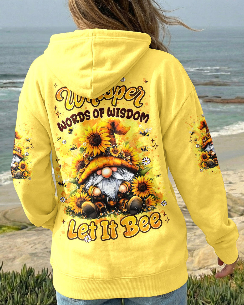 WHISPER WORDS OF WISDOM LET IT BEE GNOME ALL OVER PRINT - TYLN2206262