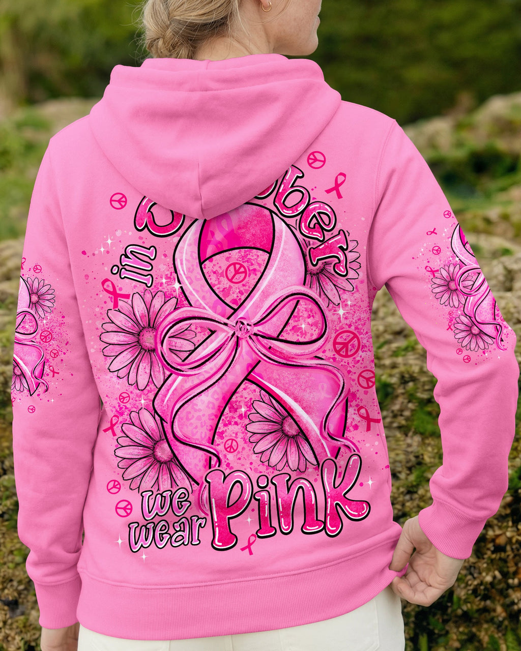 IN OCTOBER WE WEAR PINK BREAST CANCER AWARENESS ALL OVER PRINT - TYPQ2506262