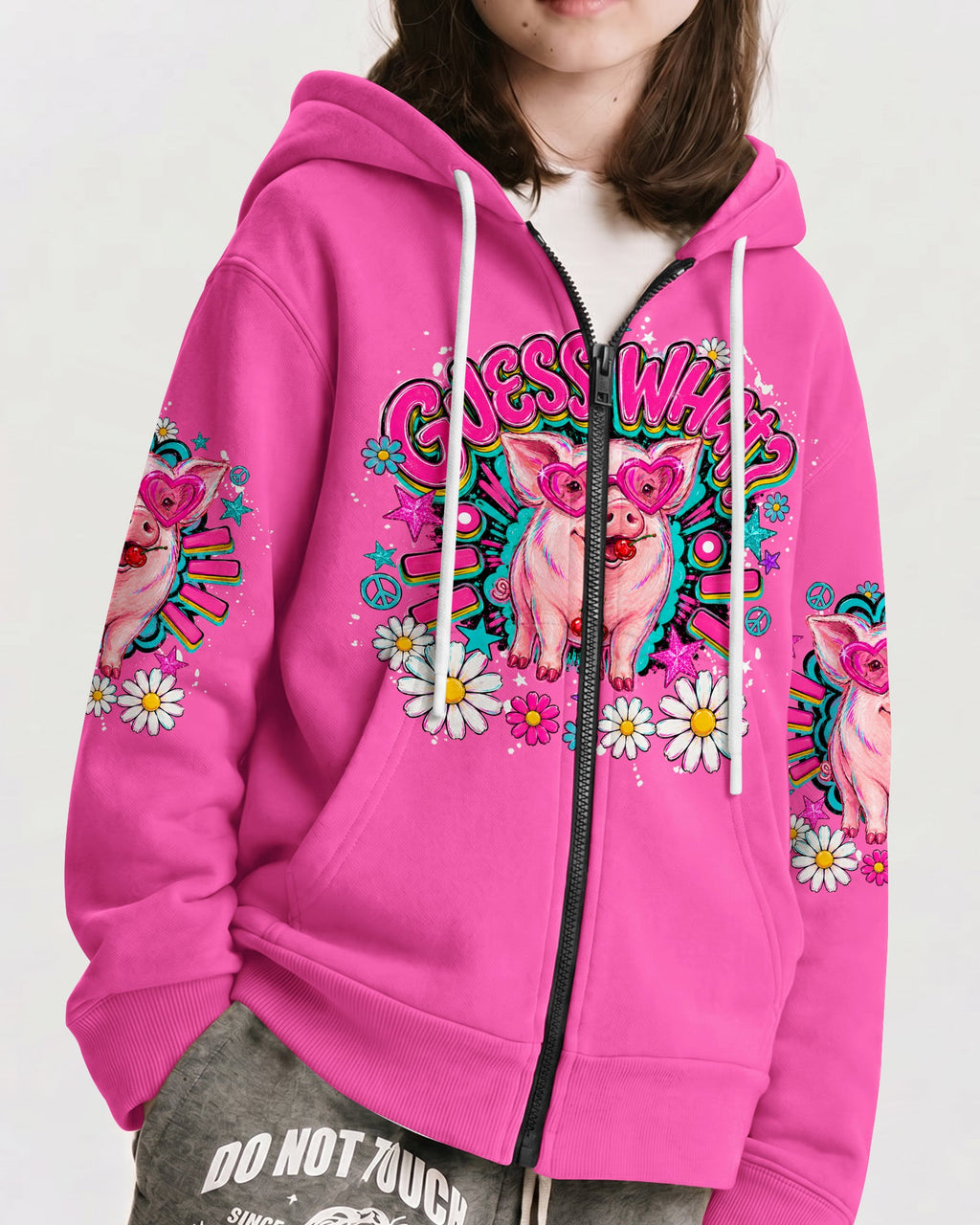 GUESS WHAT PIG KIDS ALL OVER PRINT - TLNO2205261