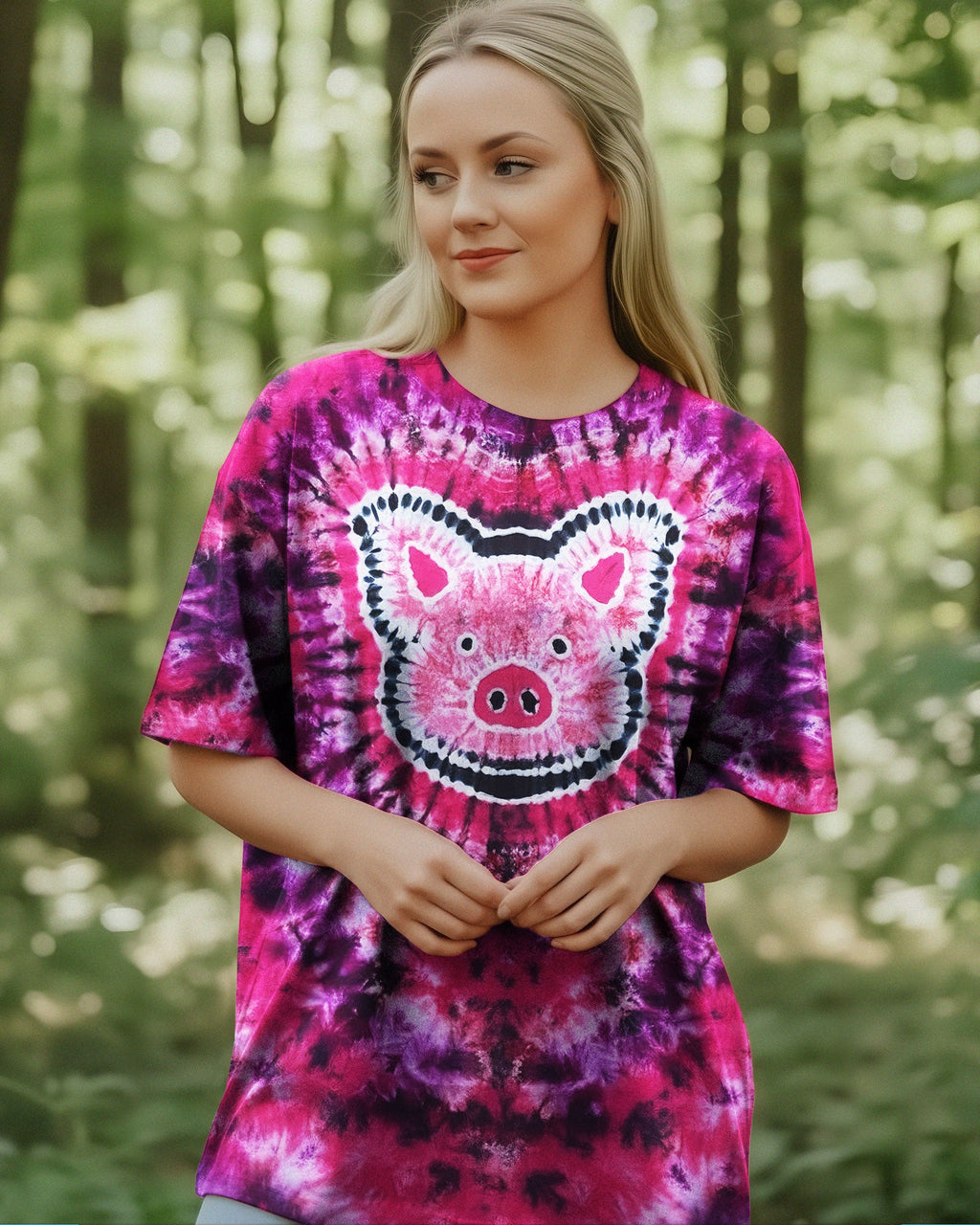 HAPPY PIG PINK ALL OVER PRINT - TLNO2911252