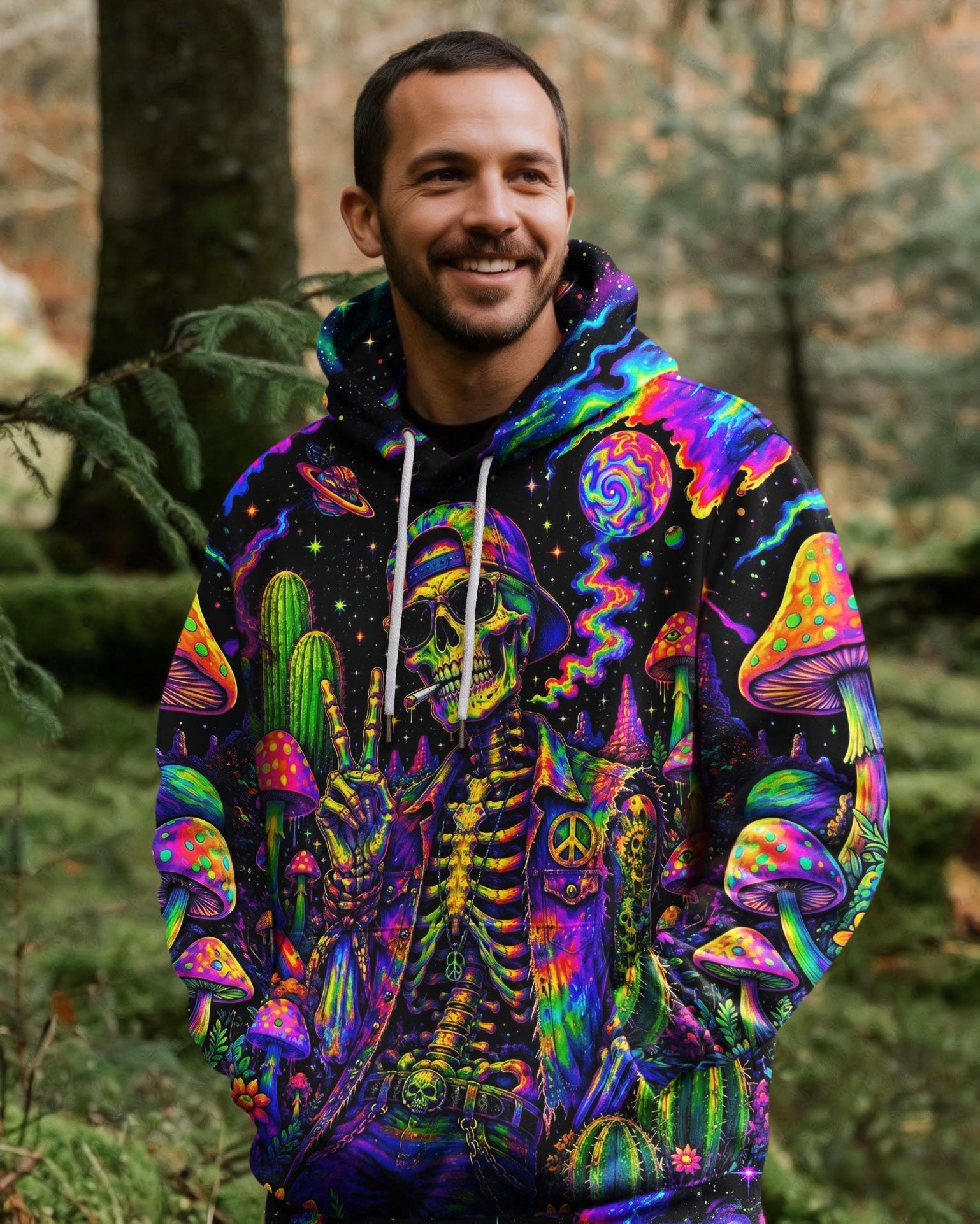 SKELETON COSMIC DESERT ALL OVER PRINT   - TLNO1305261