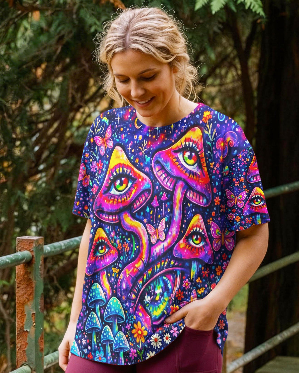 YOU ARE WHAT YOU MANIFEST MUSHROOM ALL OVER PRINT - TLNO06064262