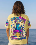 EVERYTHING IS FIGUREOUTABLE FROG ALL OVER PRINT - TLNO0107264