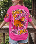 MEOWDY PAWTNER ORANGE TABBY CAT ALL OVER PRINT - TLNO0907262