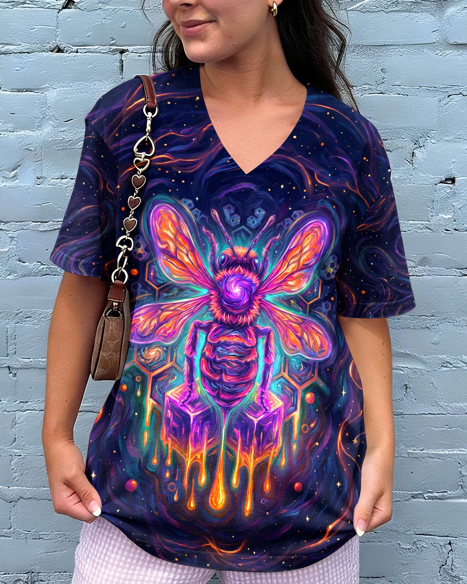 WHISPER WORDS OF WISDOM LET IT BE BEE GALAXY ALL OVER PRINT - KMTM1505261