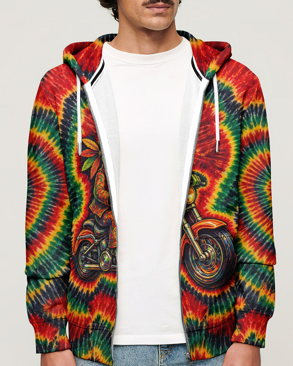 RUNNING AGAINST THE WIND FROG SWIRL ALL OVER PRINT - KMTM2304261